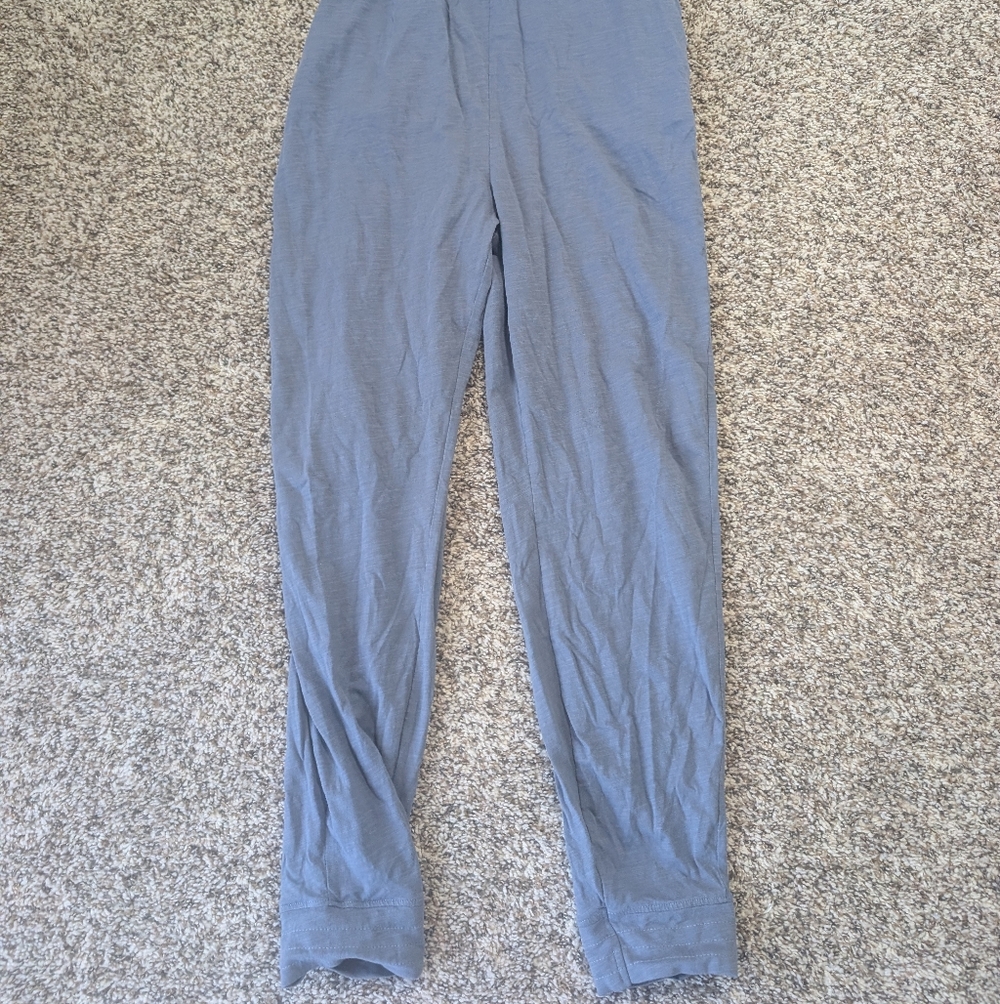 Pact Alice Slub Dust Blue Jumpsuit - Picture 6 of 9